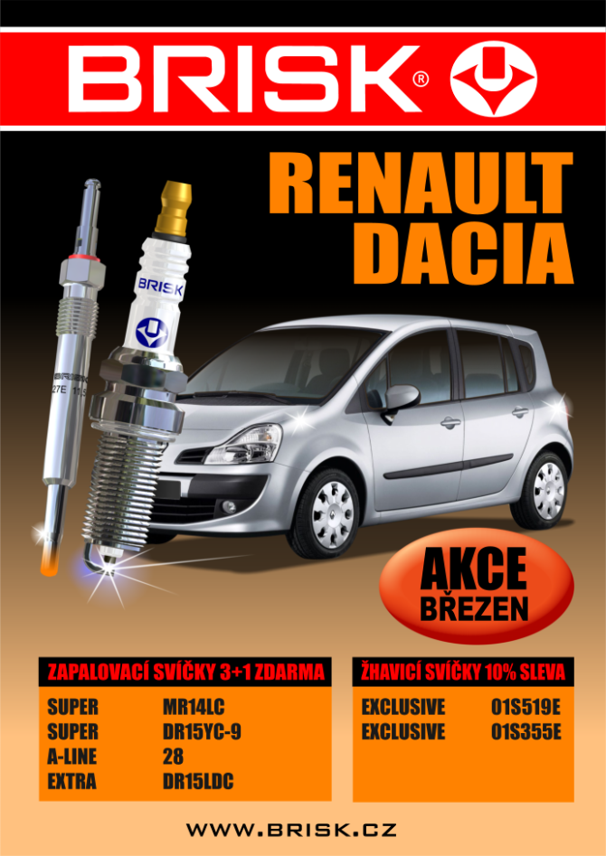 Brisk: Akční nabídka Renault, Dacia