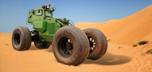 Michelin vynalezl “protiminovou ” pneumatiku pro armádní vozidla schopnou přejezdu minových polí