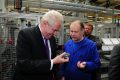 Prezident České republiky Miloš Zeman navštívil Bosch Diesel s.r.o. v Jihlavě