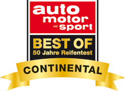 ContiWinterContact TS 850 vítězí v testu zimních pneumatik časopisu auto motor und sport