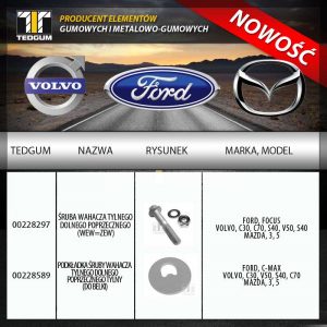 Novinky firmy Tedgum pro vozy Ford, Volvo a Mazda