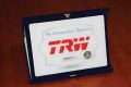 TRW získalo cenu Kromeda za nejlepší převodník OE čísel brzdových destiček na trhu