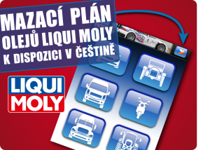 Mazací plán Liqui Moly v českém jazyce