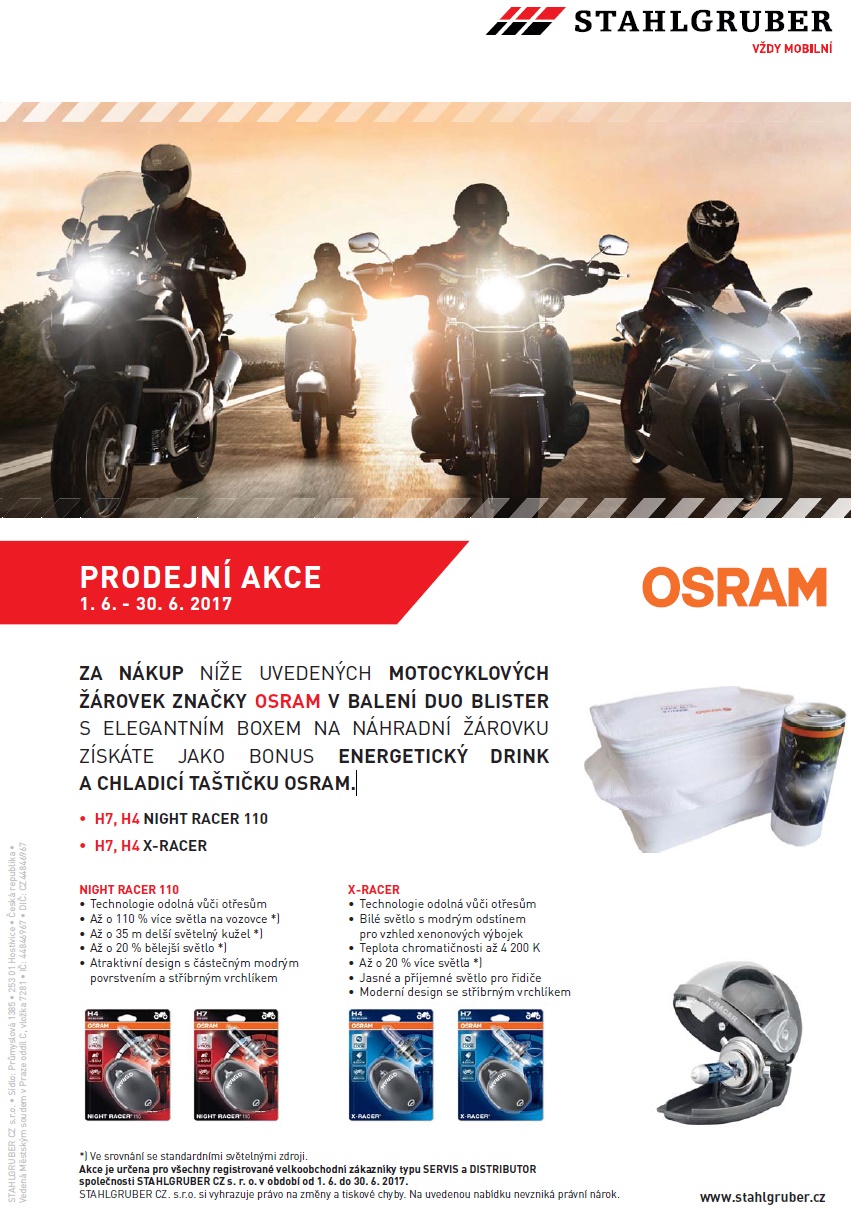 Akce na žárovky OSRAM