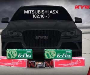 KYB montážní instrukce: Výměna předních tlumičů Mitsubishi ASX