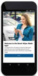 Aplikace Bosch Wiper Blade App