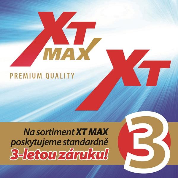 XT = standardní kvalita XT MAX = prémiová kvalita