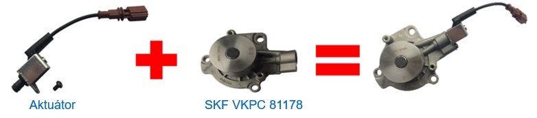montáž přepínatelných a mechanických pump SKF