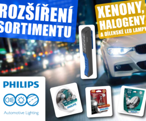 Philips Xenony, Halogeny a dílenské LED lampy nově u AD Partner