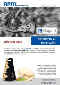 APM Automotive: Dárek za nákup vodních pump Bugatti