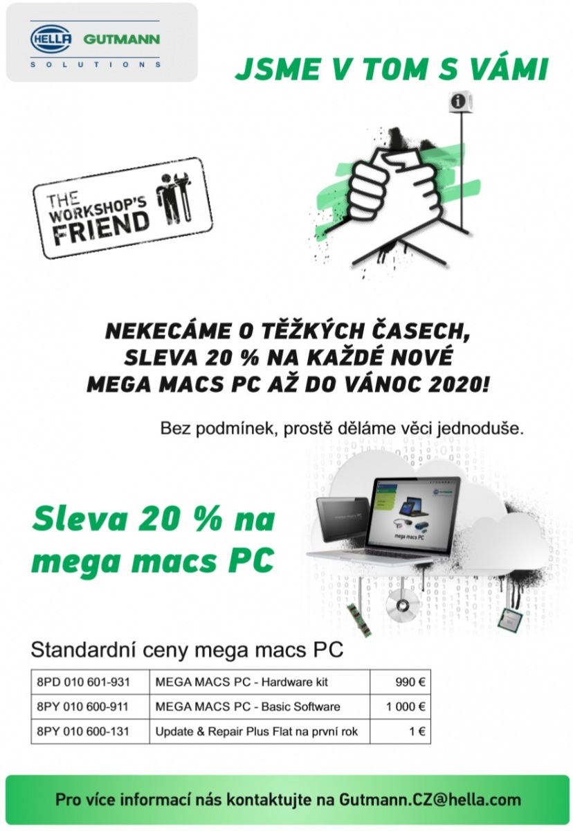 HELLA GUTMANN: 20% sleva na mega macs PC