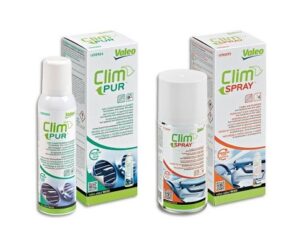 Jednoduché vyčištění a dezinfekce kabiny auta pomocí Valeo ClimSpray™ a Valeo ClimPur™