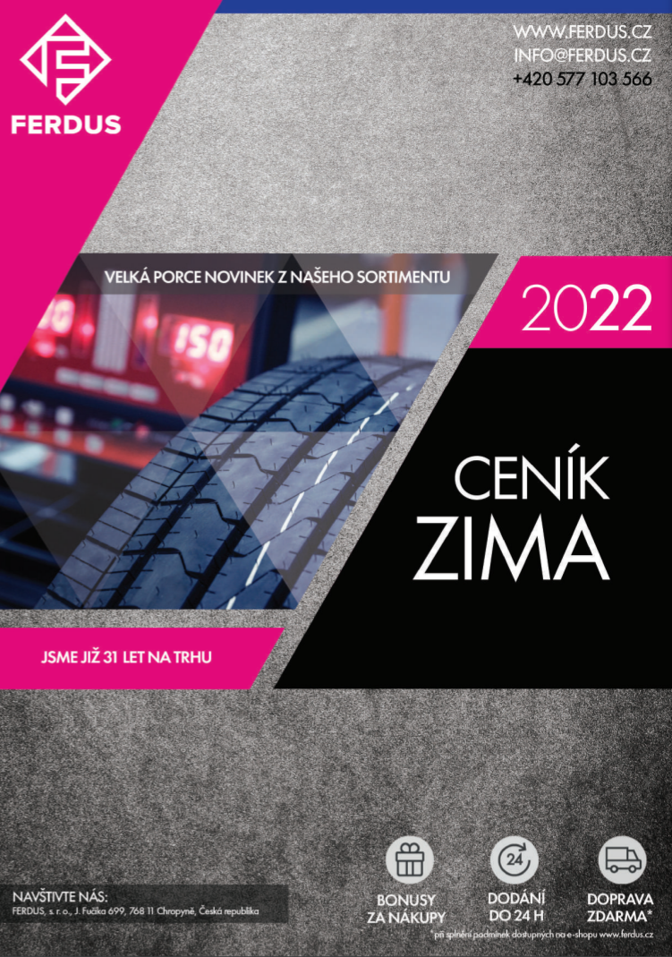 FERDUS: Ceník ZIMA 2022