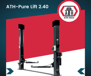 ATH-Heinl: Nový dvousloupový zvedák v poloautomatickém provedení ATH-Pure Lift 2.40