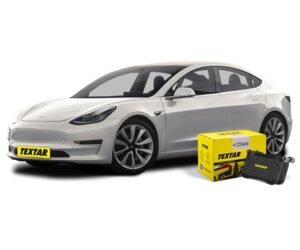 Nové brzdové destičky Textar pro vozy Tesla model 3