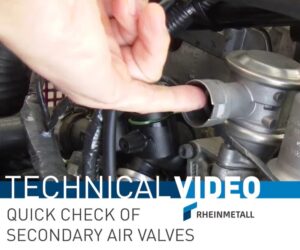 Rychlý a snadný test ventilu sekundárního vzduchu [VIDEO]