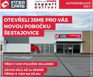 Inter Cars: Nová pobočka v Šestajovicích