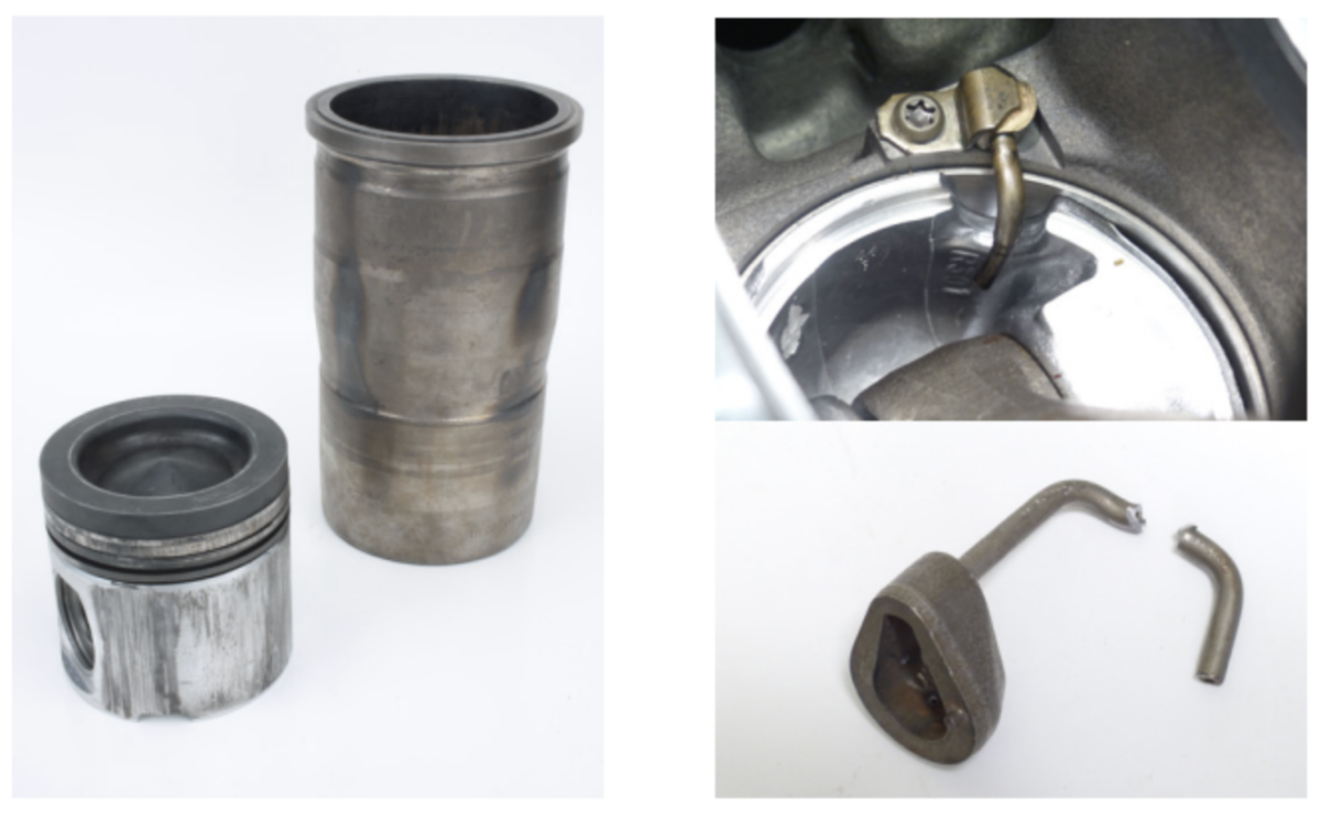 tryska chladicího oleje