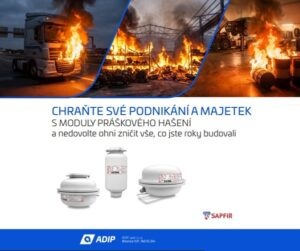 Chraňte své podnikání a svůj majetek s moduly práškového hašení a nedovolte ohni zničit vše, co jste roky budovali