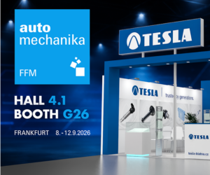Tesla Blatná na veletrhu Automechanika Frankfurt 2026